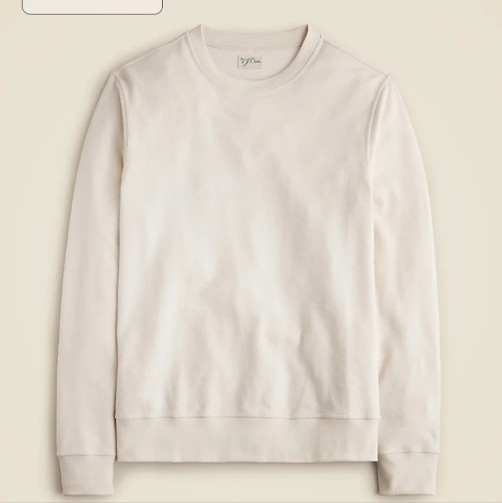 J Crew Long-sleeve textured sweater-tee BW407 Sz XL NWT