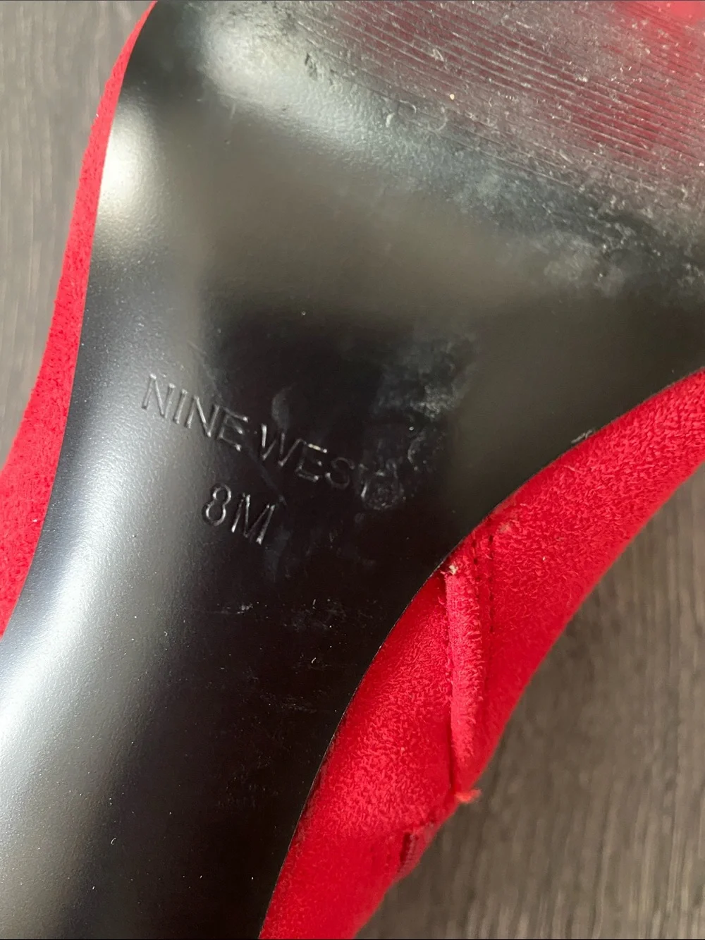 Nine West Red Over-the-Knee Stiletto Boots