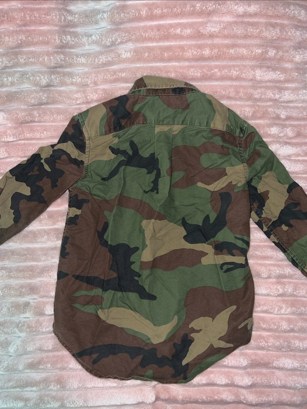 Ralph Lauren Camo Button-Down Shirt in Green and Brown