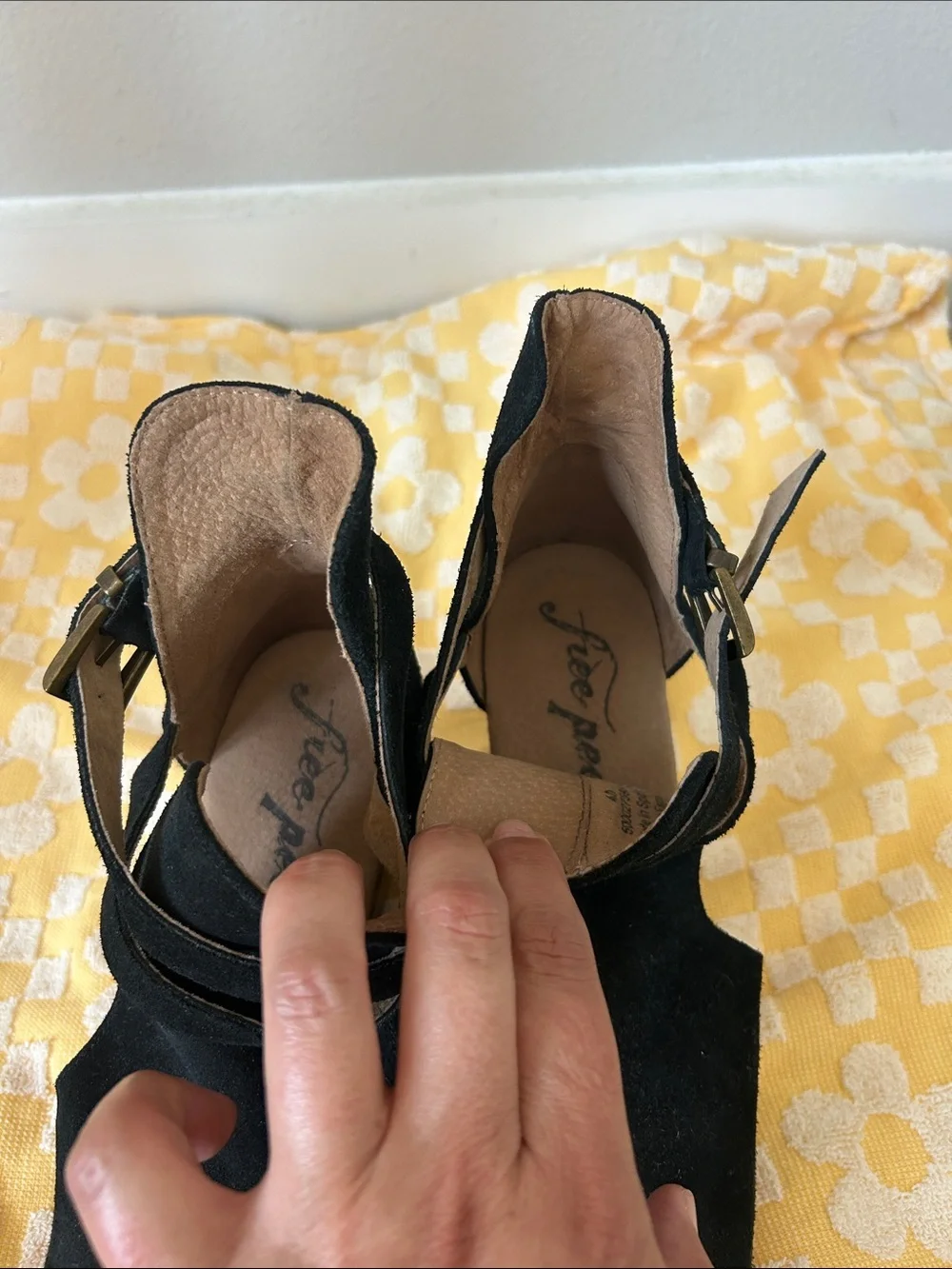 Free People suede upper