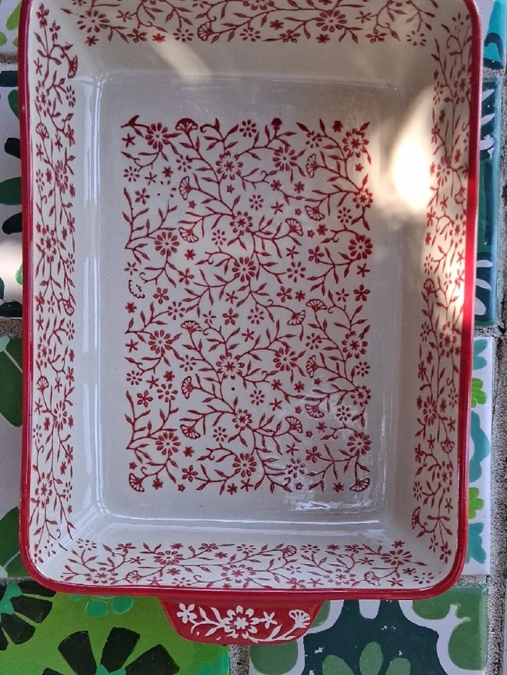 Artisan ceramic rectangular