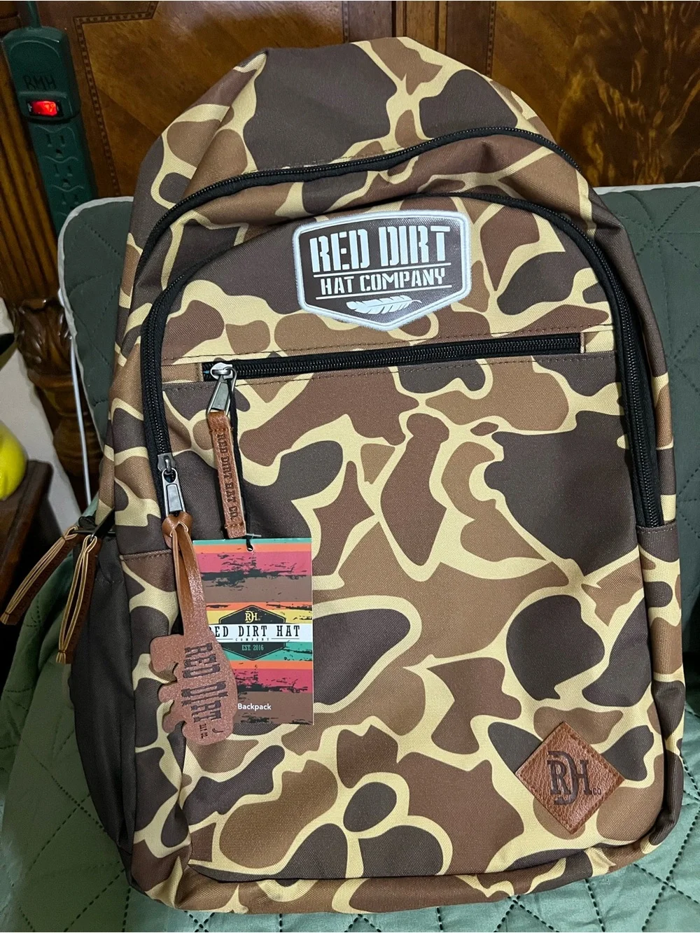 Brown Camo Backpack