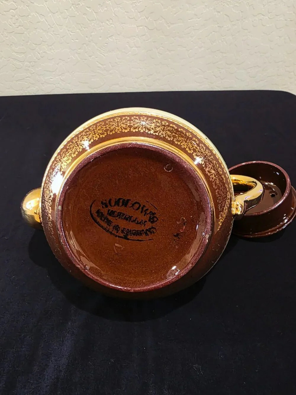 SUDLOWS BURSLEM ENGLAND vintage teapot