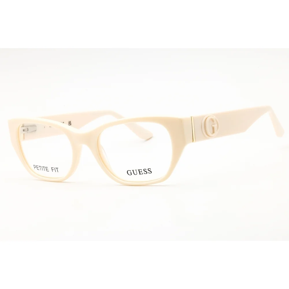 NWT Guess GU50304 Ivory Rectangle 50mm Eyeglasses
