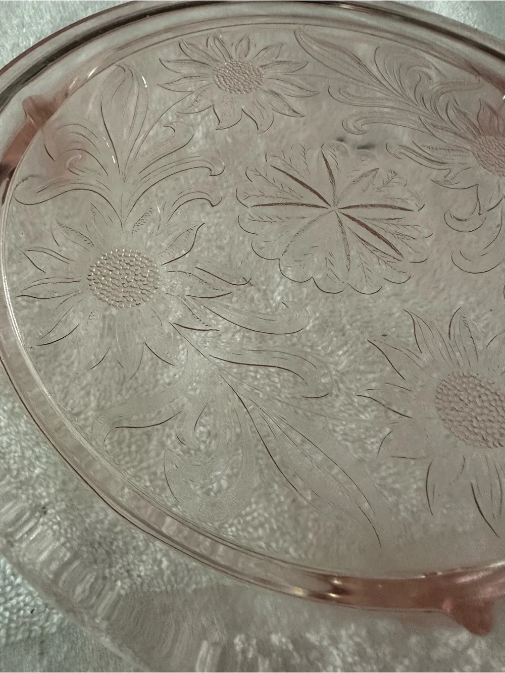 N/A pink pressed
