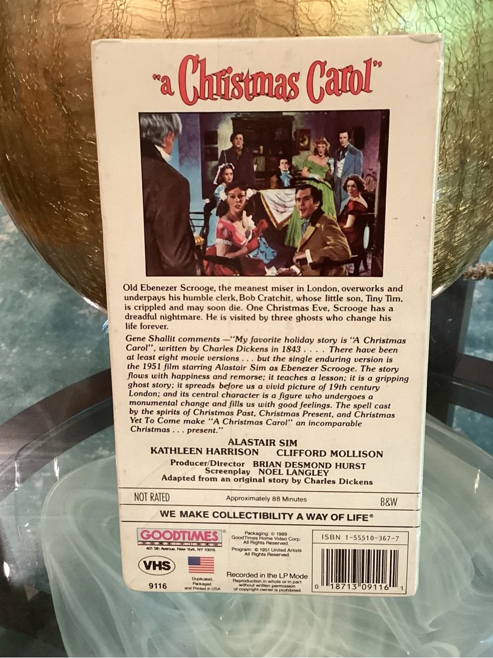 A Christmas Carol Classic VHS Tape