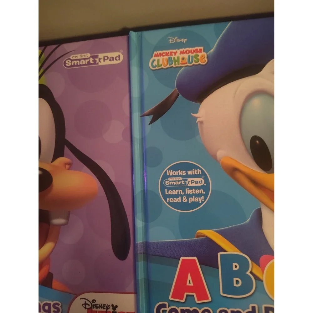 Disney Mickey Mouse Clubhouse My First Smart Pad 3 Book Set Minnie Goofy Donald