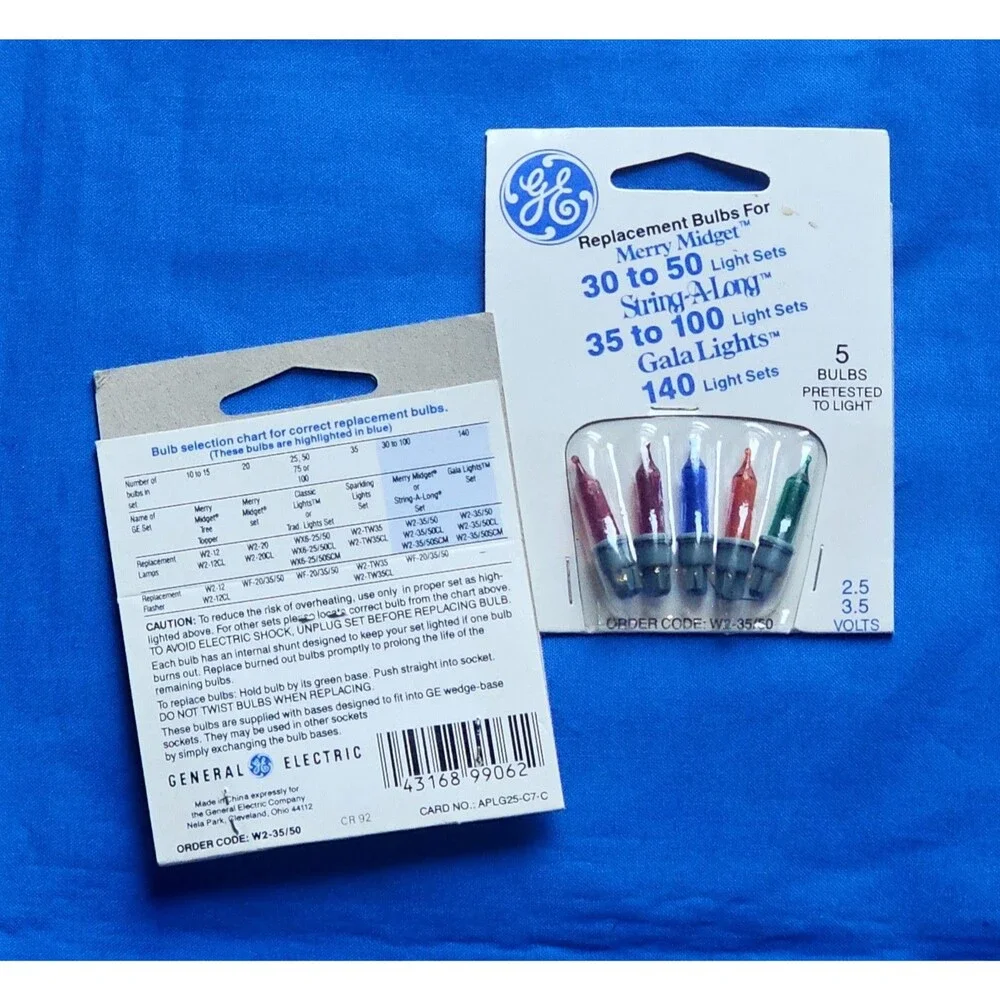 GE replacement bulbs