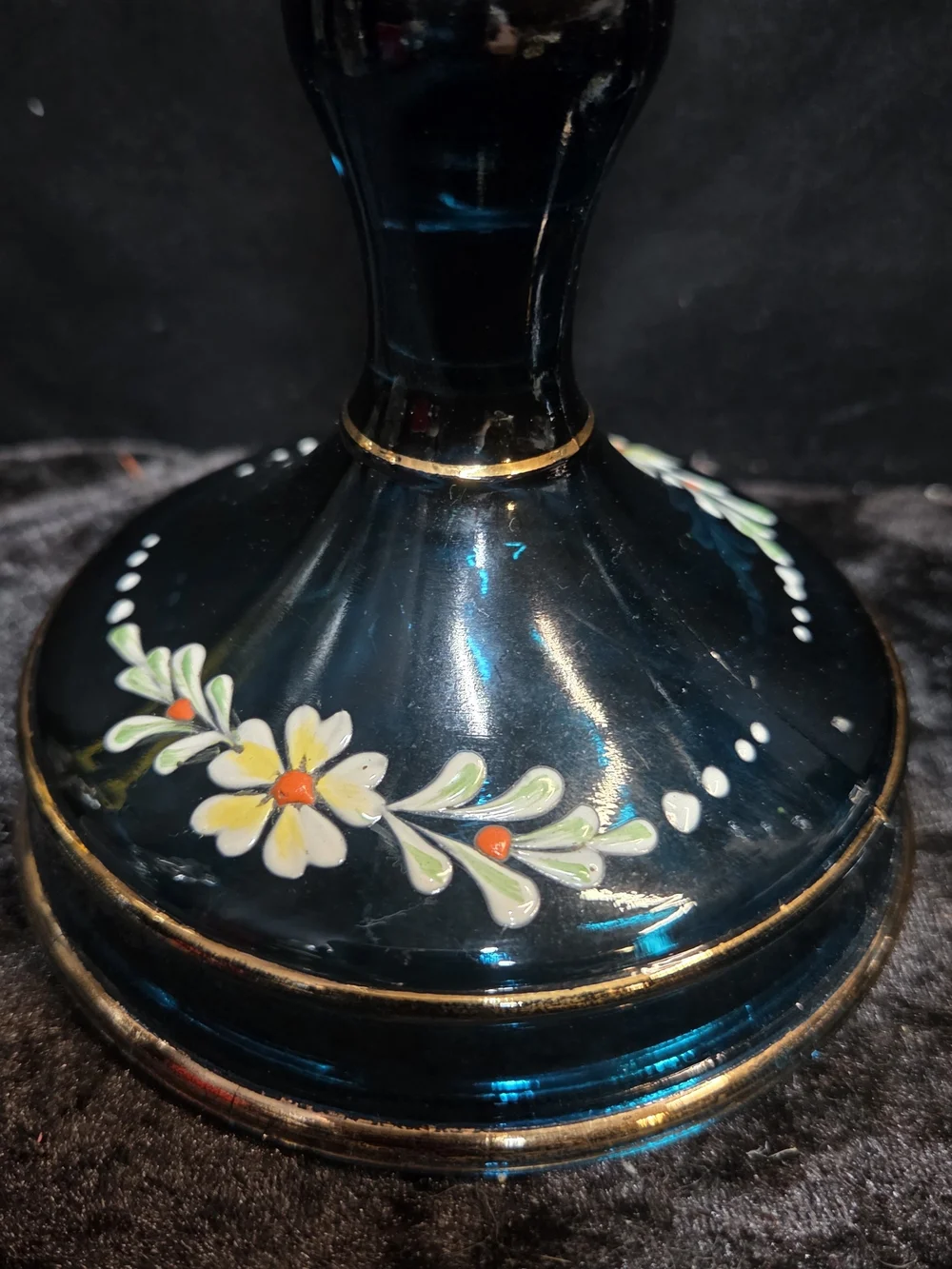 Tiffin Glass hand glow glass