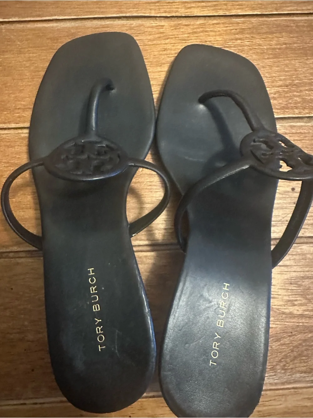 Tory Burch navy leather