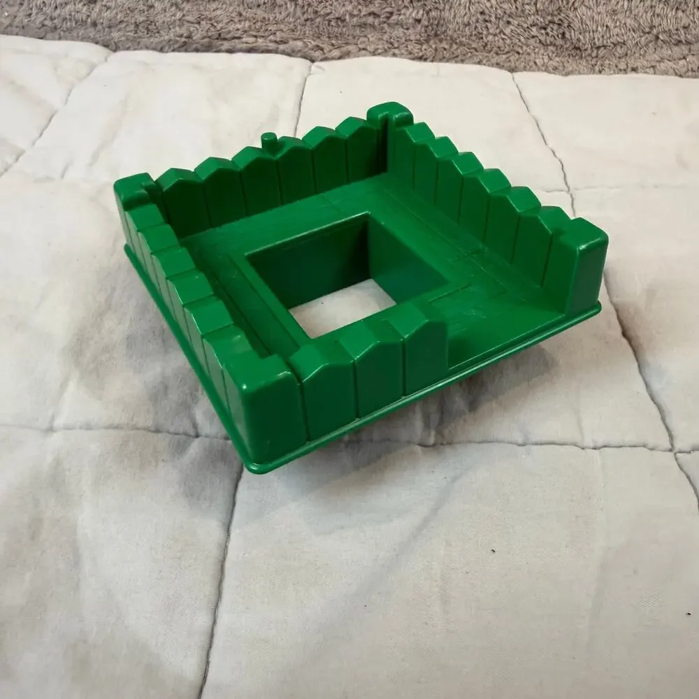 Lincoln Logs Green Fort Roof Top Lookout Tower Replacement Piece