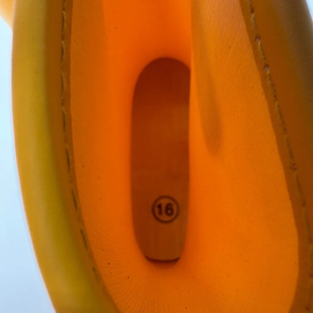Tree Grandpa Toddler Yellow Rubber Rain Boots Waterproof Size 16cm 9.5 Toddler