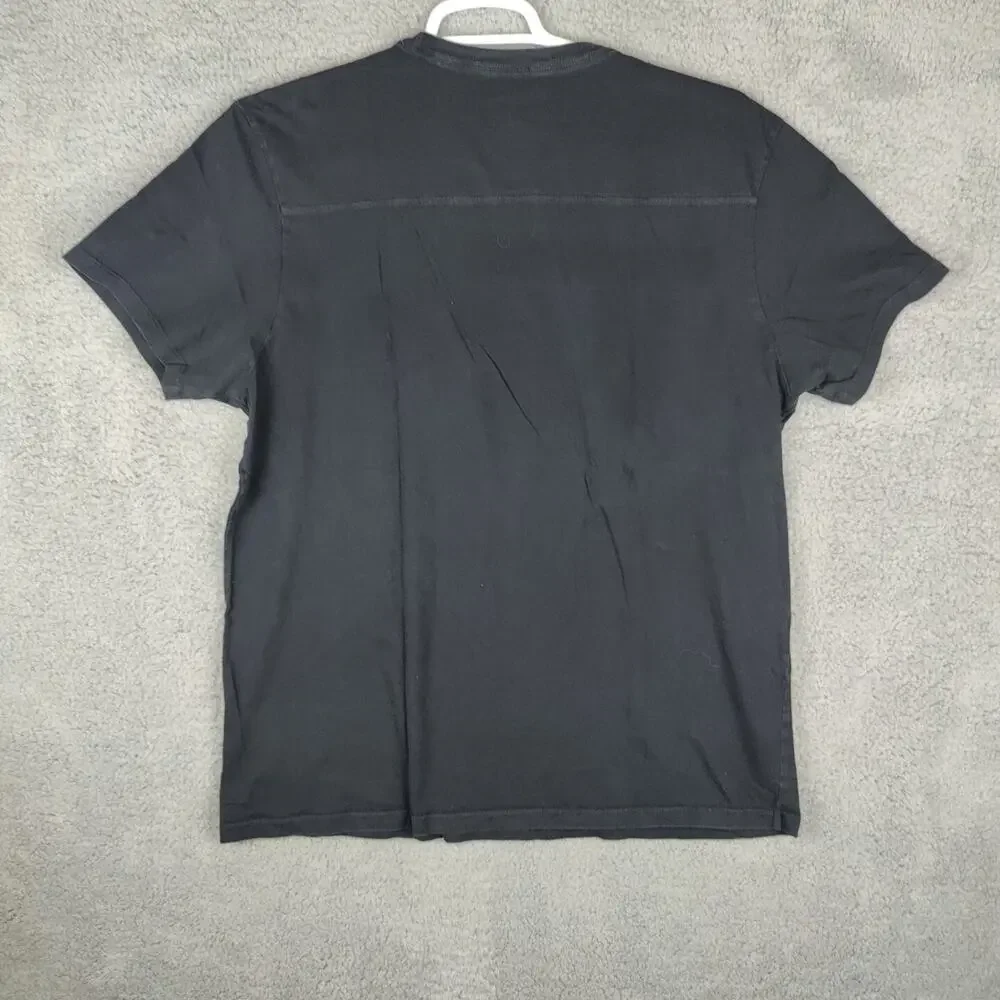 True Religion Pocket shirt Men's Extra Large Black Short Sleeve World Tour