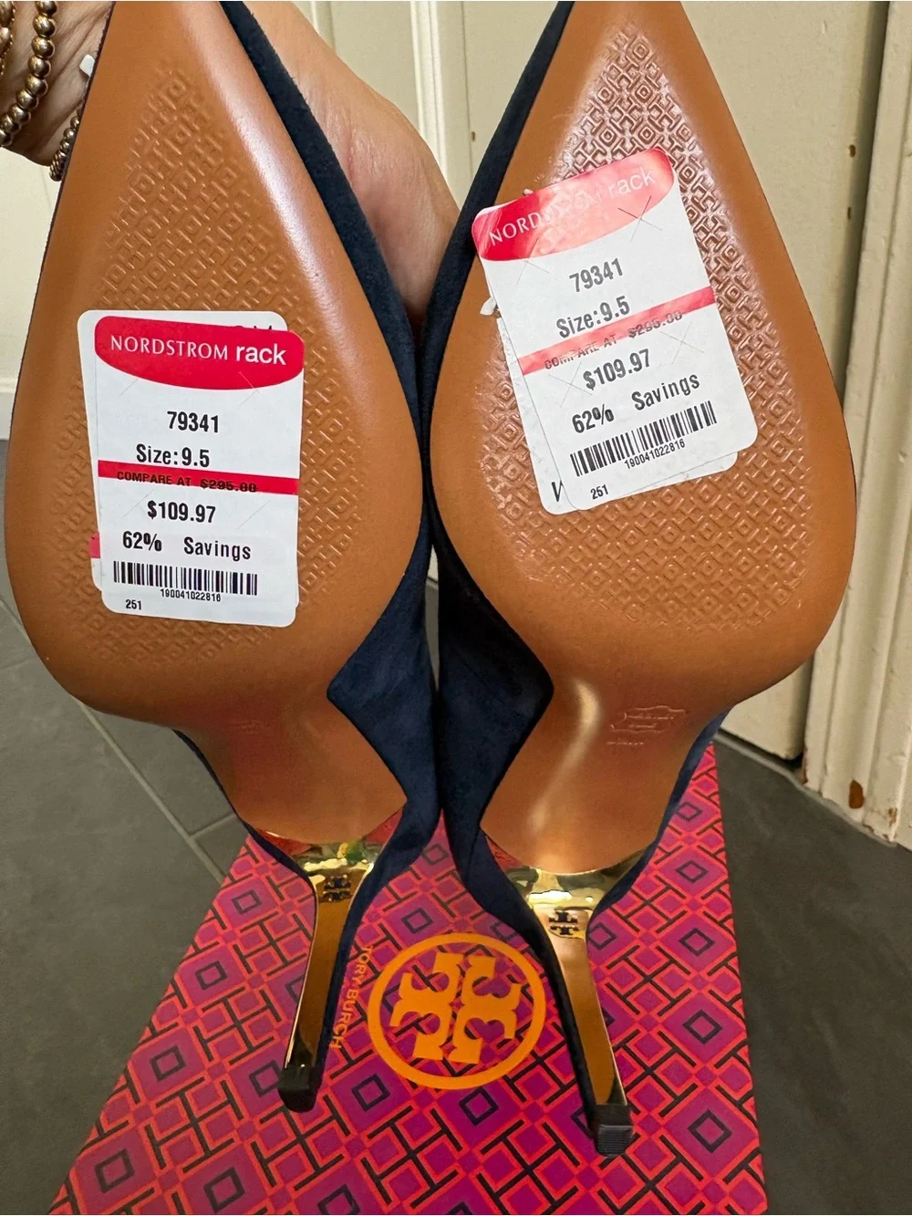 Tory Burch sleek navy