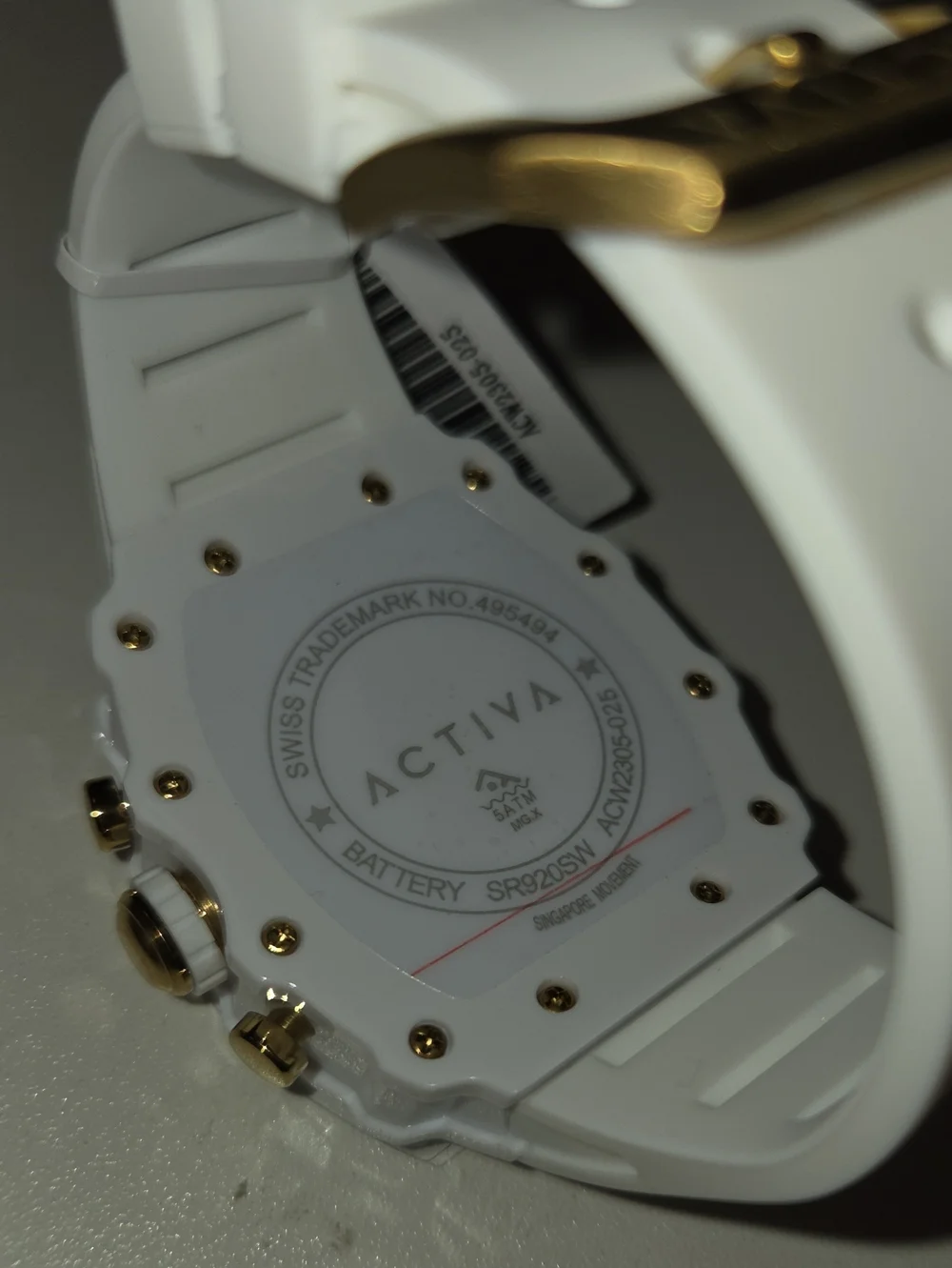 Activa branded chronograph