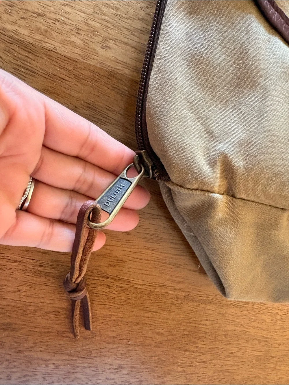 Duluth Trading Co rugged canvas
