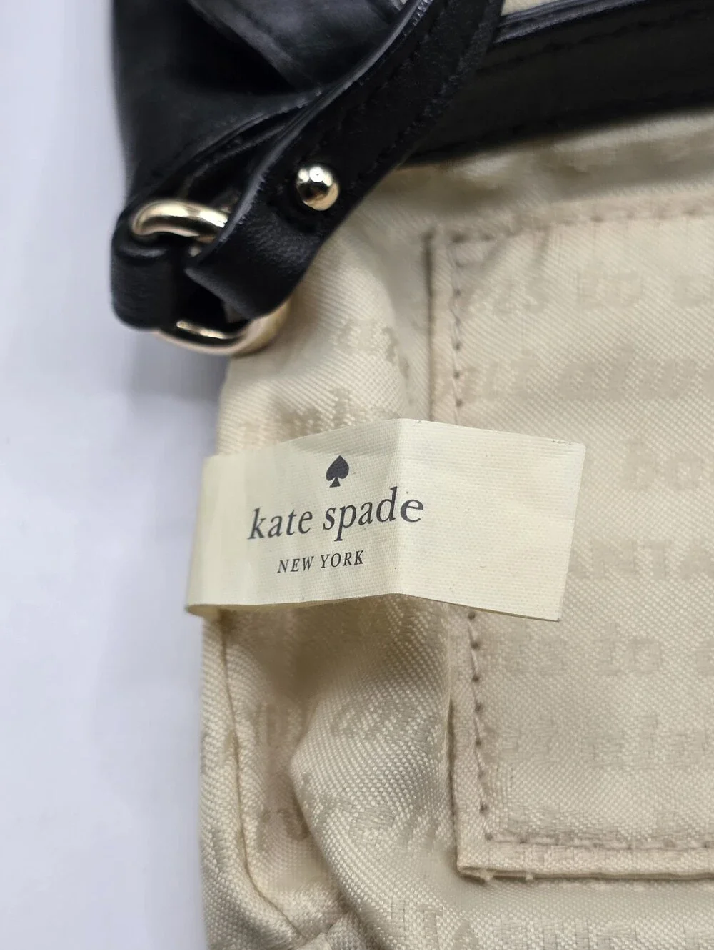 kate spade sleek black