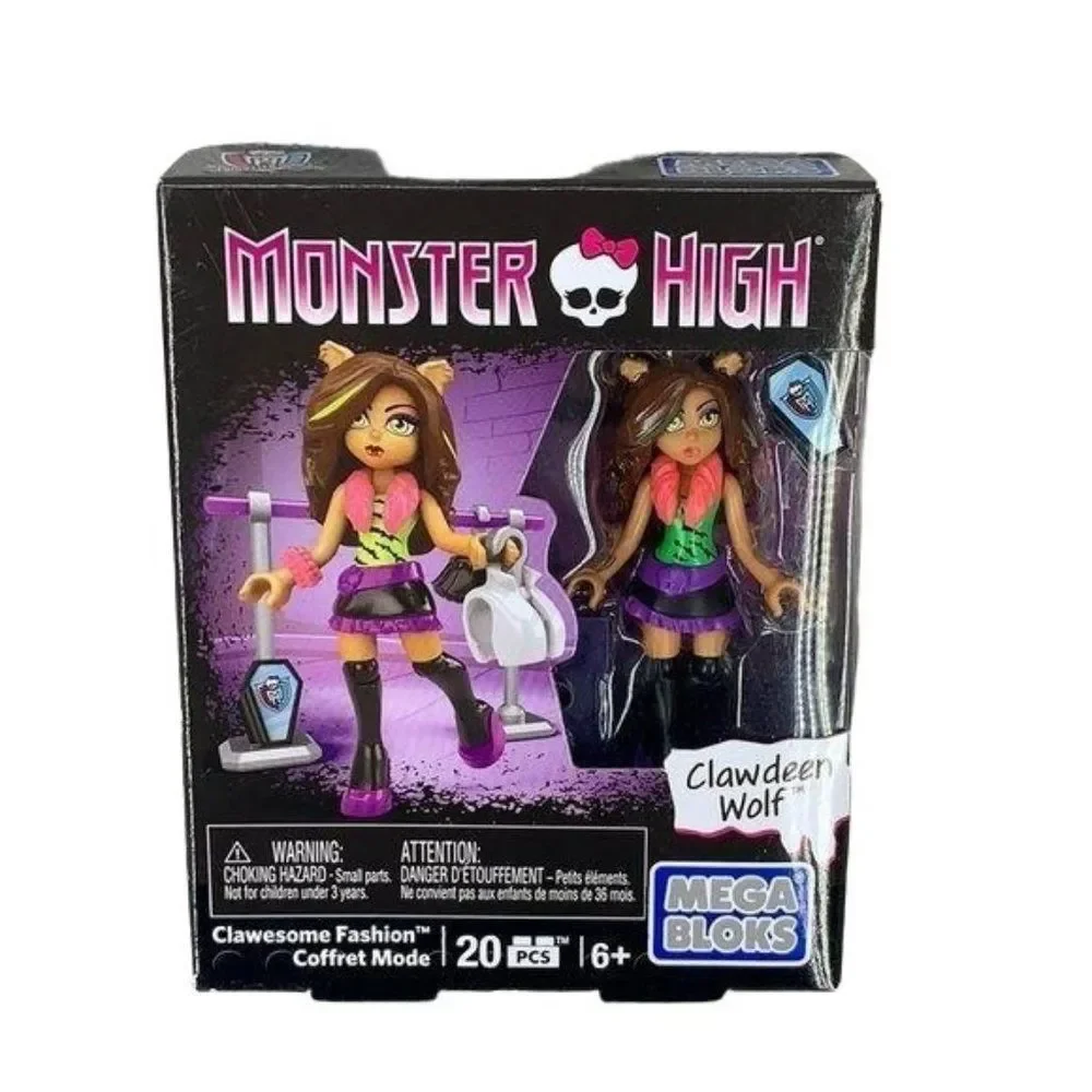 Monster High Mega Bloks Clawdeen Wolf‎ Clawsome Fashion Coffret Mode 20 pieces