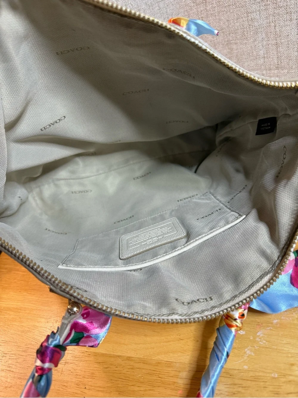 Coach shoulder tote