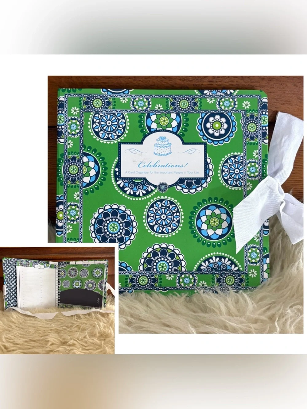 Vera Bradley medallion neatly