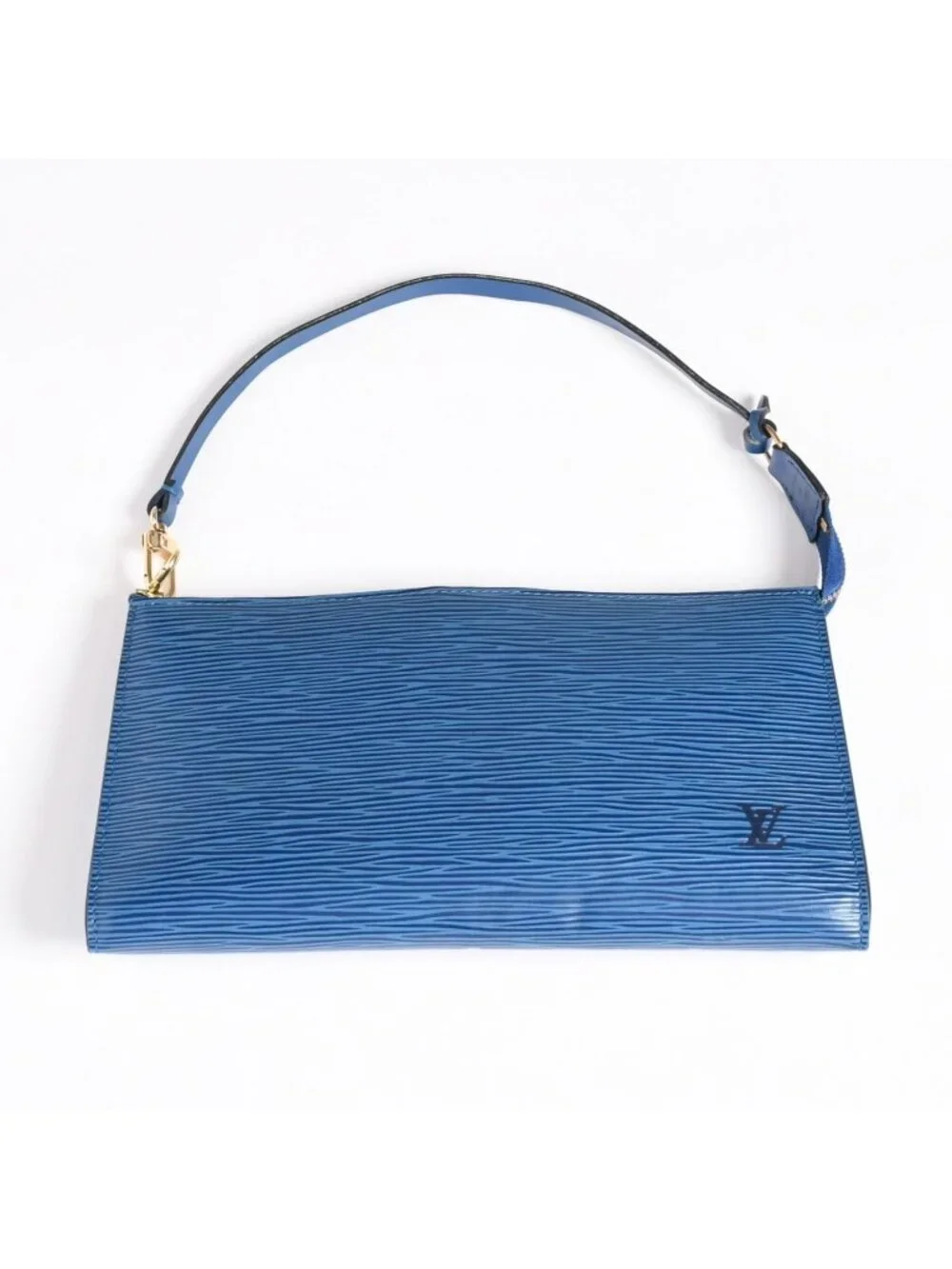 Louis Vuitton Pochette Accessoires Bag Epi Leather Blue