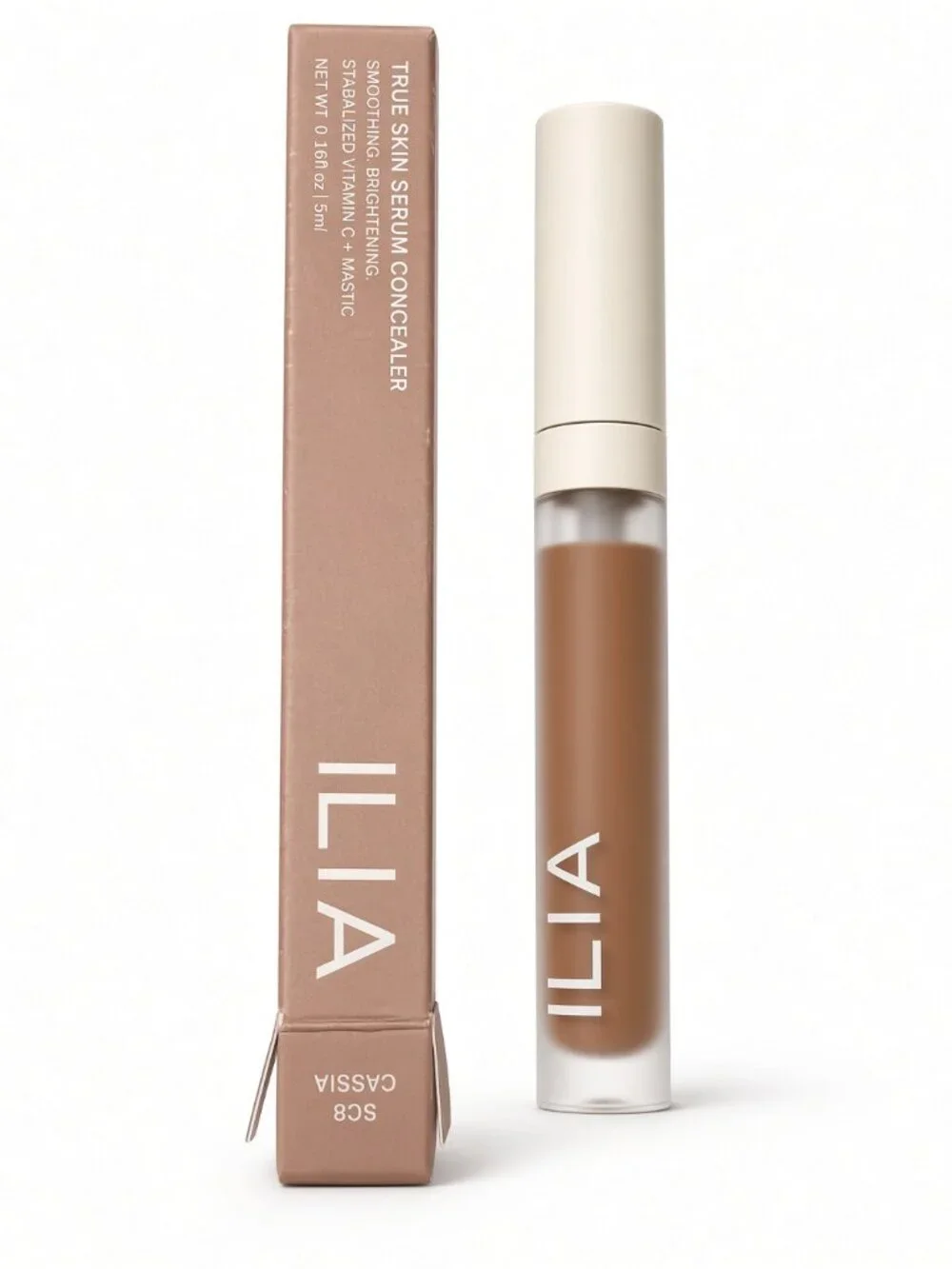 ILIA True Skin Serum Concealer Cassia SC8 Deep Tan Full Coverage New