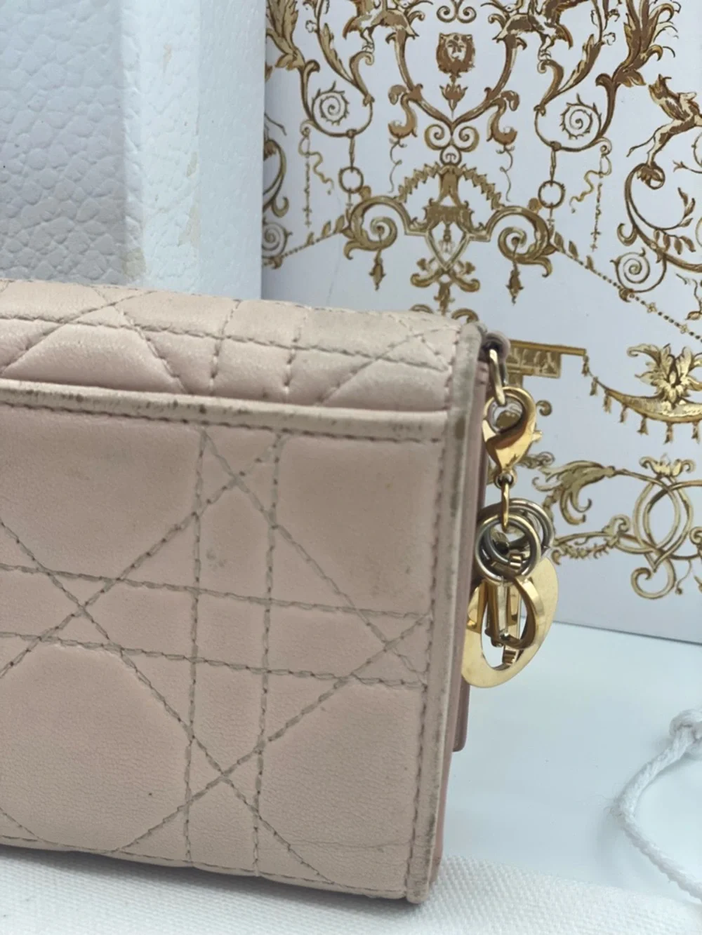 Dior compact wallet
