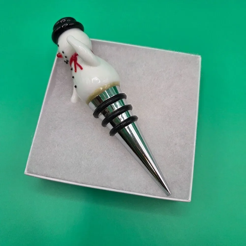 Hallmark glass snowman