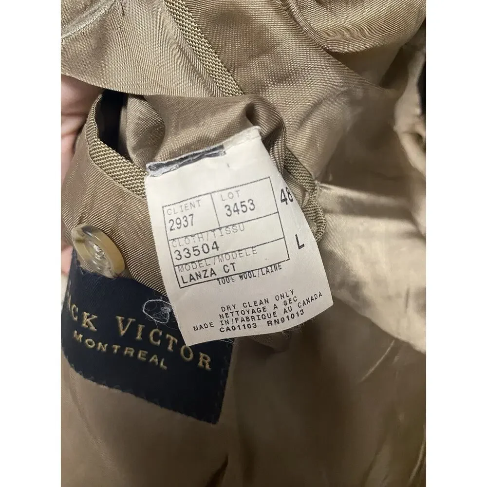 Jack victor measurements back