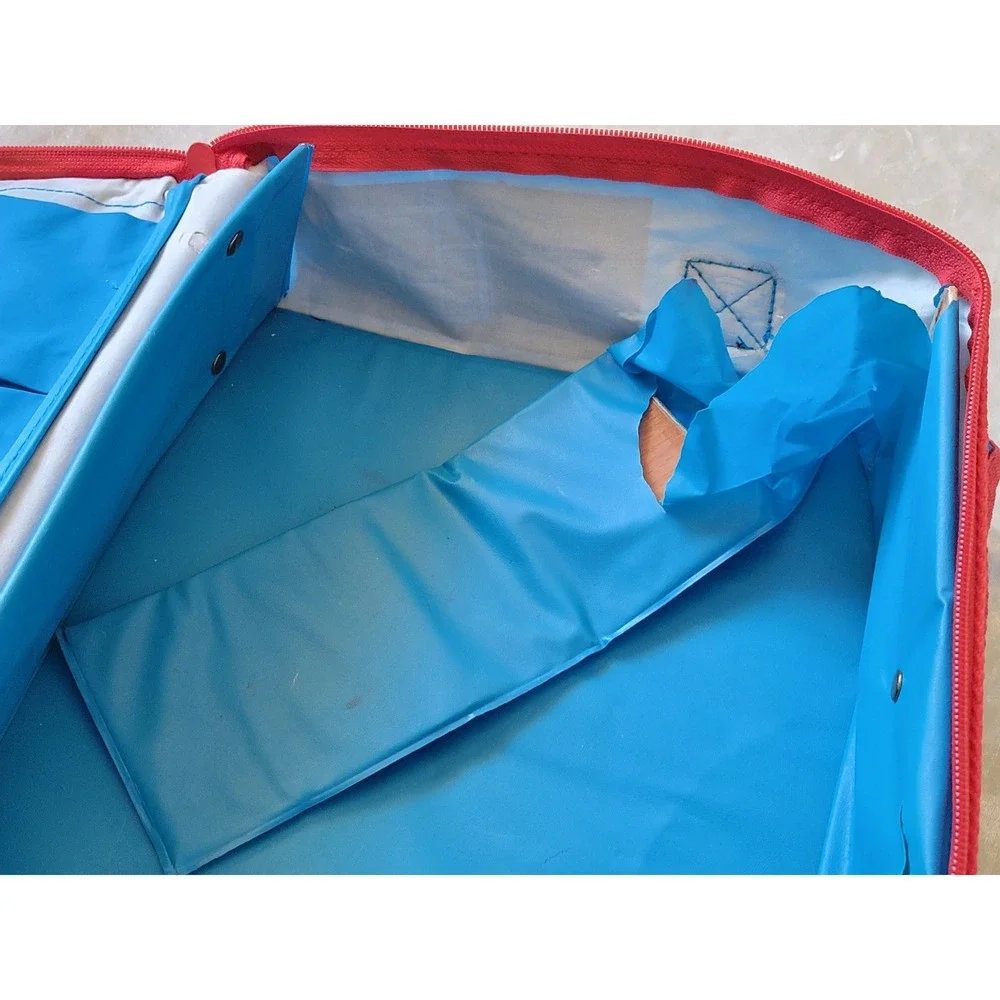 Vintage Thomas & Friends Wooden Railway Carry Case‎ Bag Learning Curve 2005 Blue