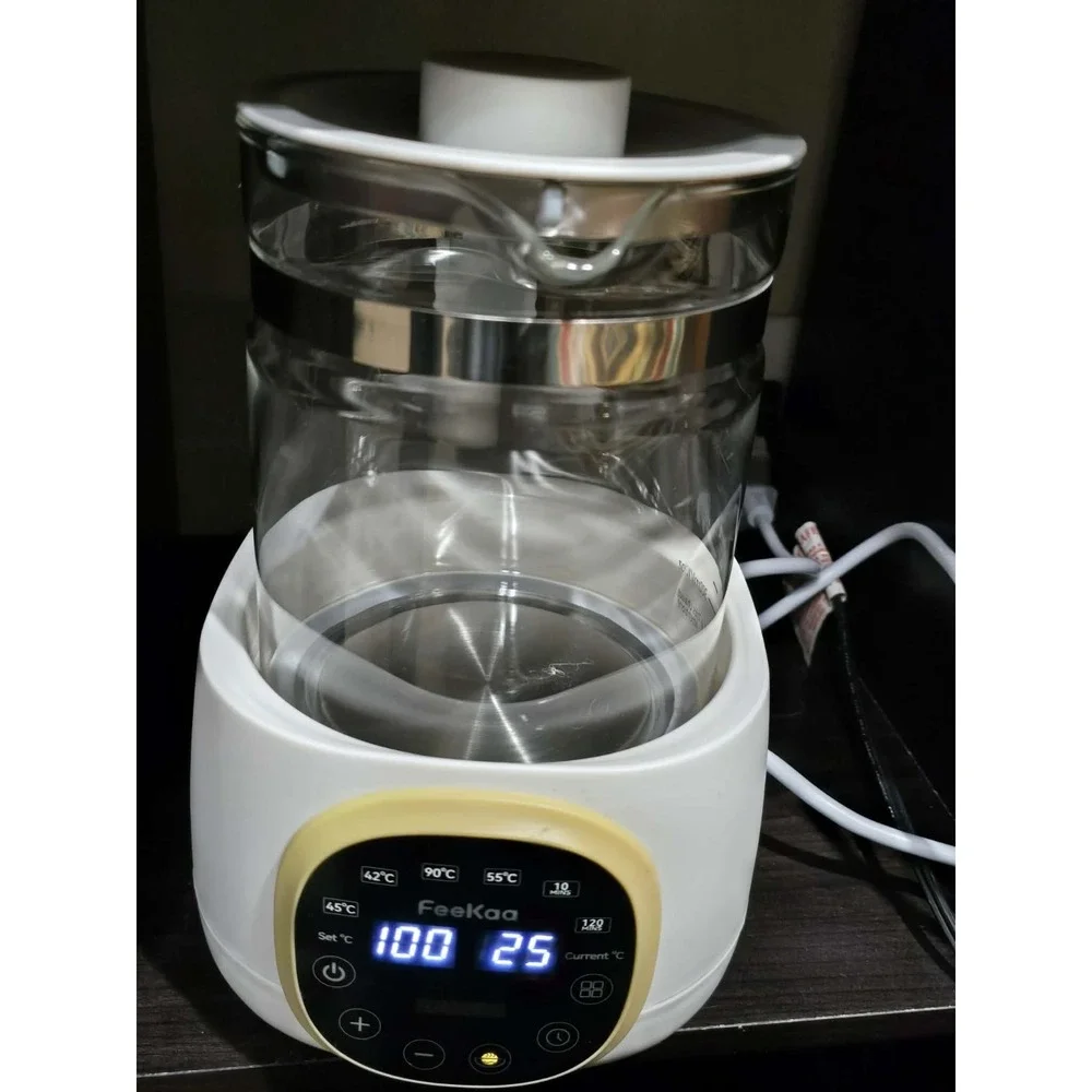 Feekaa Electric Glass Kettle EUC Retro Kitchen Countertop Appliance Bottle‎ Warm