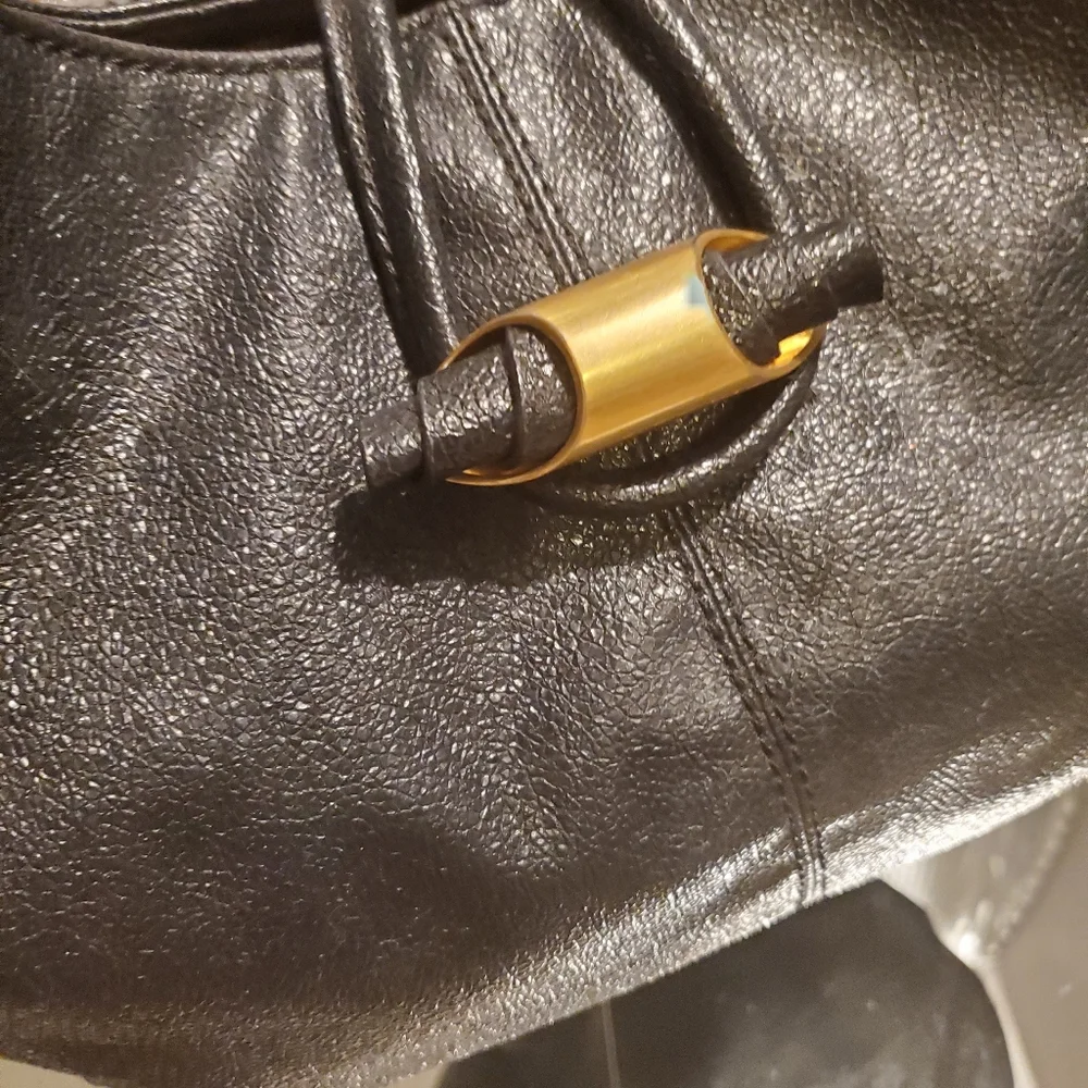 Antonio Melani Black Leather Bag