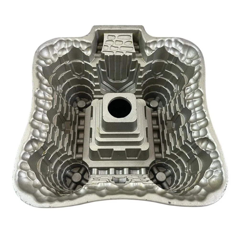 Nordic Ware 10 Cup Castle Bundt Cake Pan Cast Aluminum