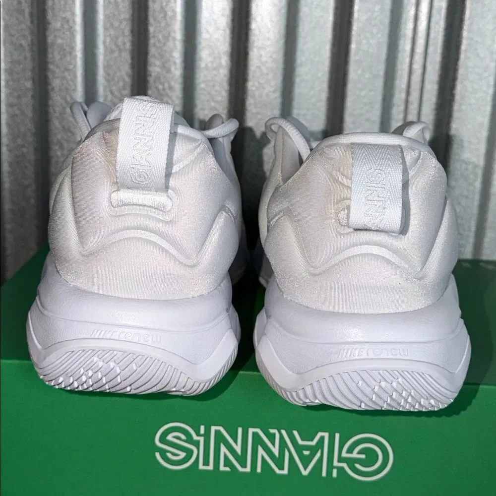 Nike Giannis Immortality 3 Triple White DZ7533-102 Men’s Size 12