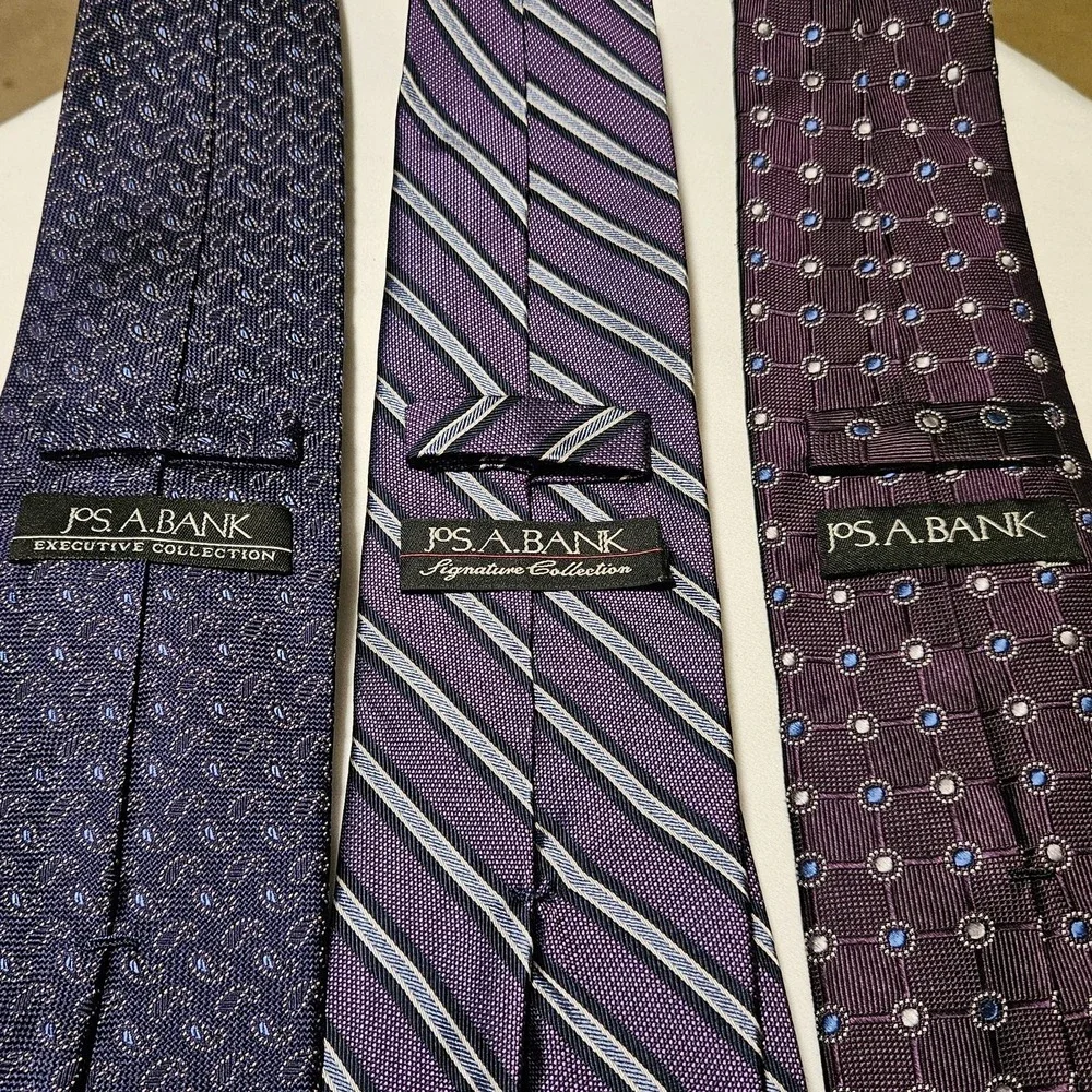 Silk ties Jos.‎ A. Banks  Purple Bundle