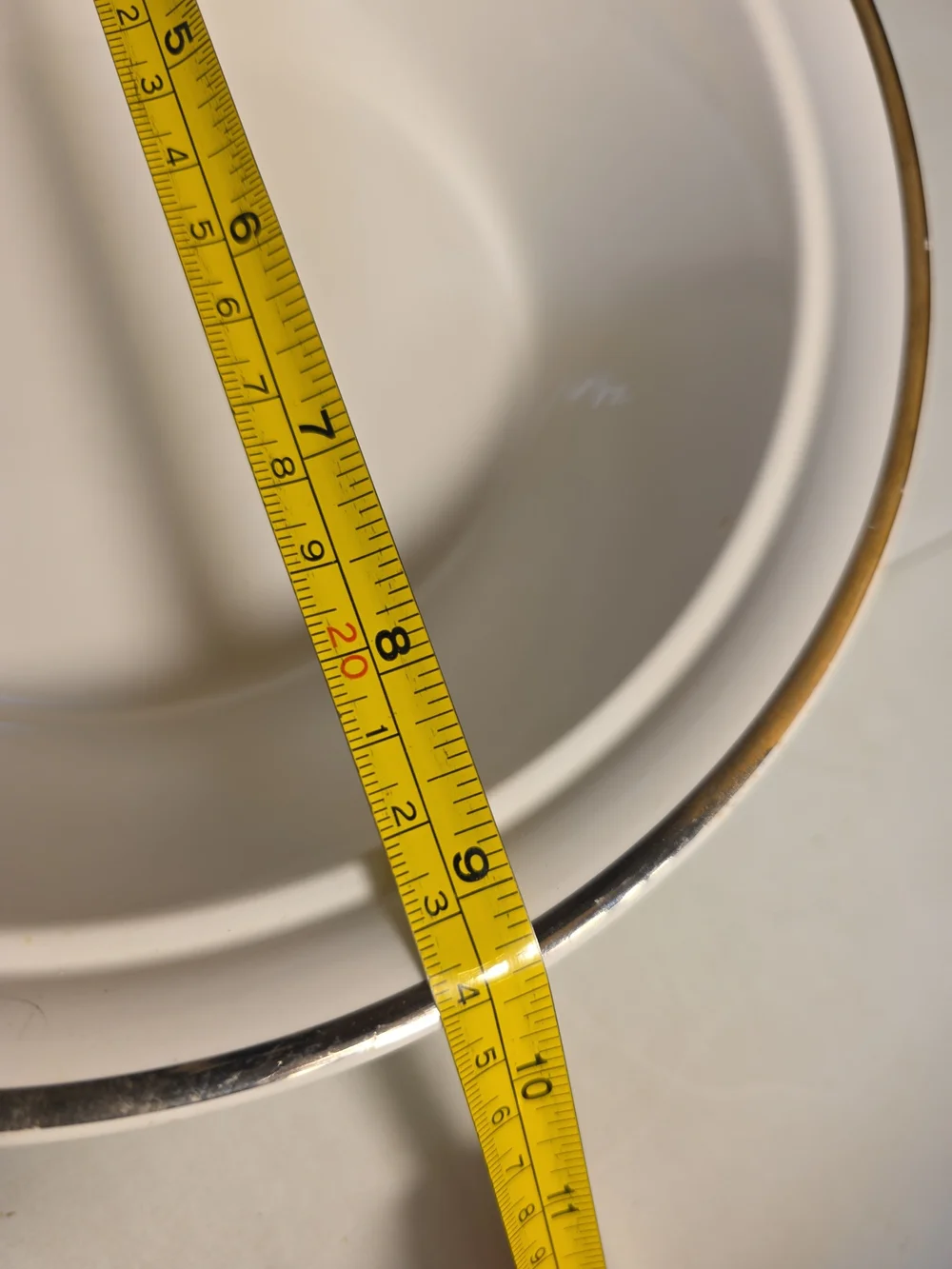 Ironstone cream ceramic