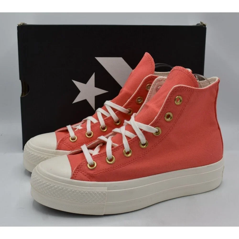 Converse‎ Womens 8 Chuck Taylor All Star Lift Platform High Top Sneakers Shoes