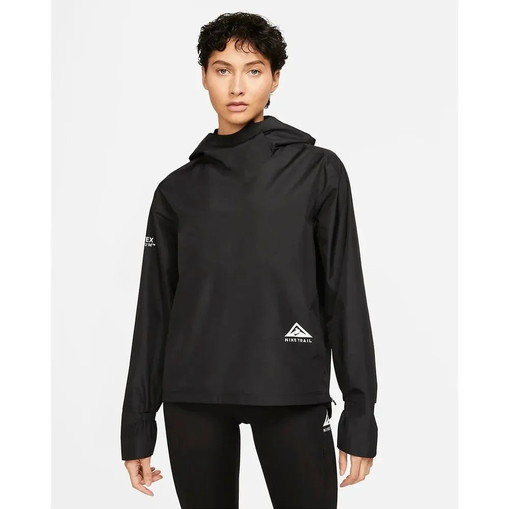 NWT Nike GORE-TEX Trail Jacket Women Waterproof Running Jacket Black DM7565-010