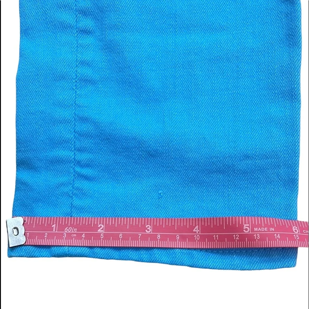 J. Crew Cropped matchstick blue jeans.