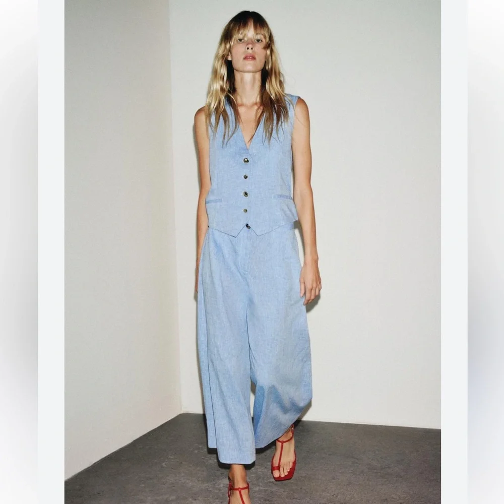 Zara button 789 leg