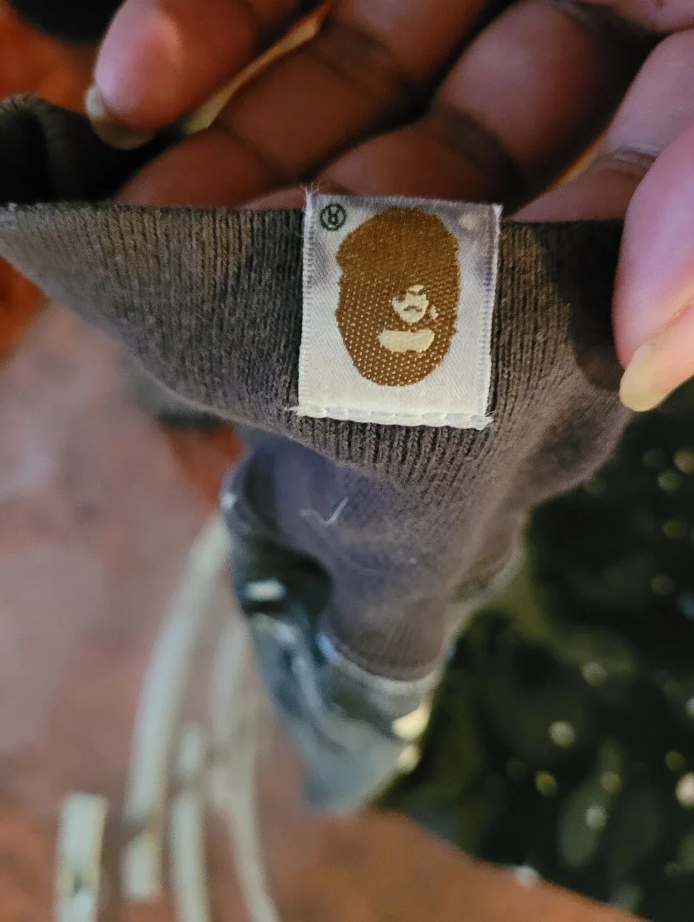 A Bathing Ape bold black
