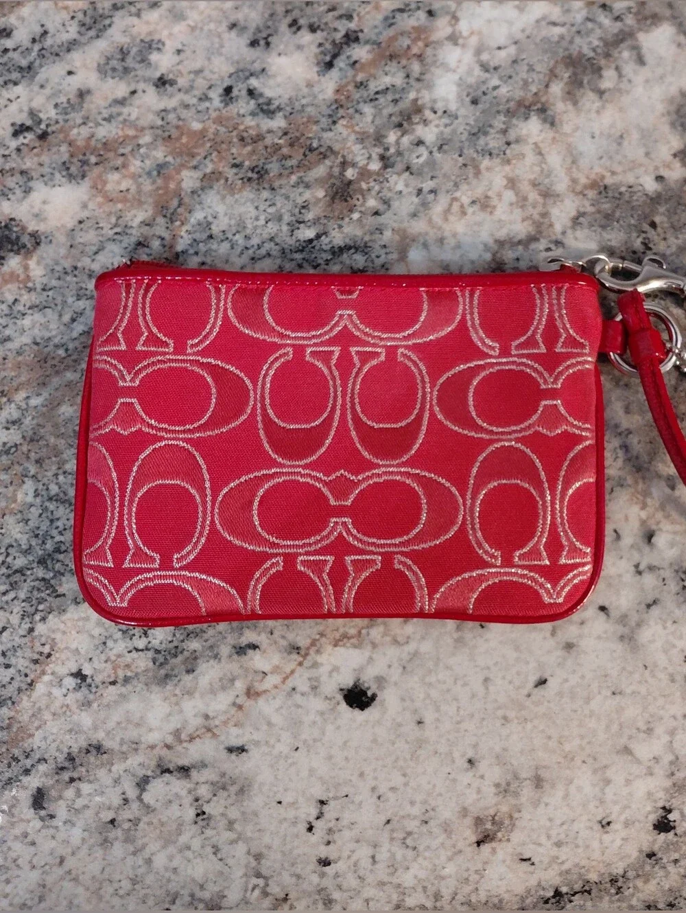 Coach compact wristlet