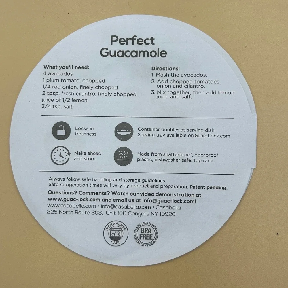 Casabella guac lock