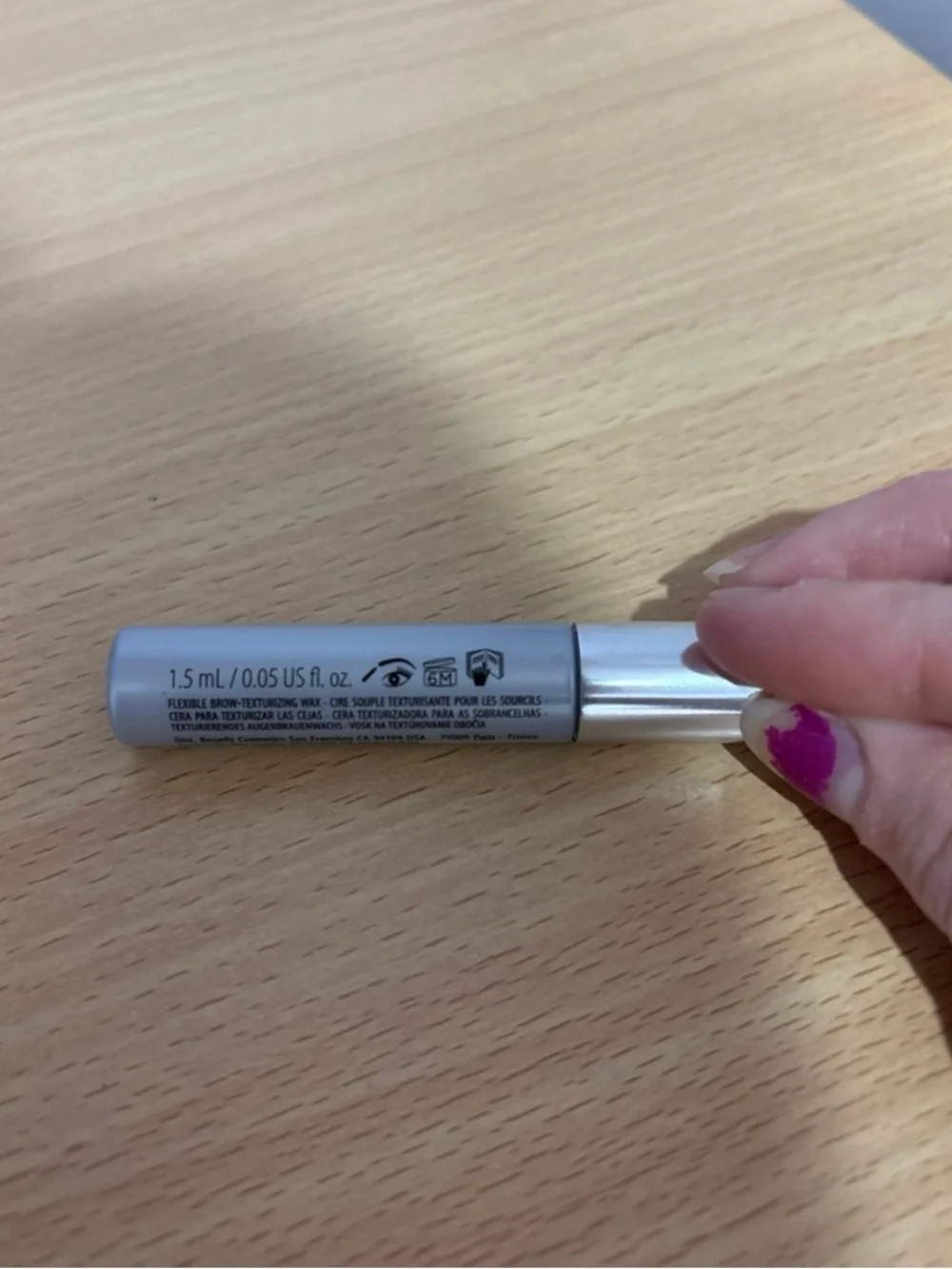 Benefit size ml