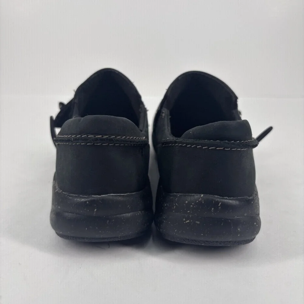 Clarks Roseville Dot Loafers Women's‎ US 5.5 Black Leather Comfort Slip-On Shoes