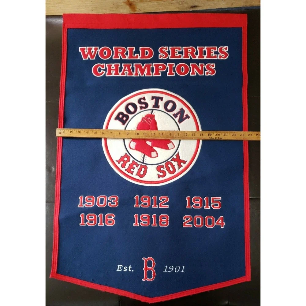 Boston Red Sox‎ World Series Champions Winning Streak Wool Blend large Banner