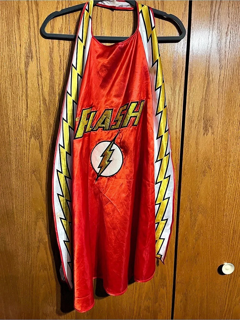 The Flash Superhero Mini Dress in Red & Yellow
