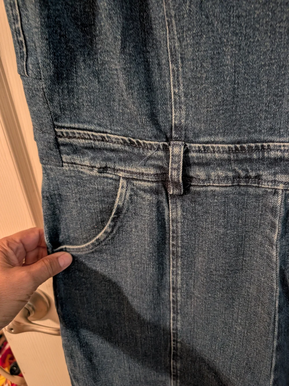 Flying Tomato sleeveless denim
