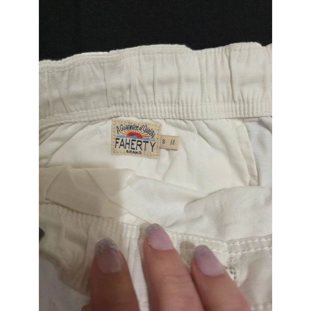 Faherty mens white