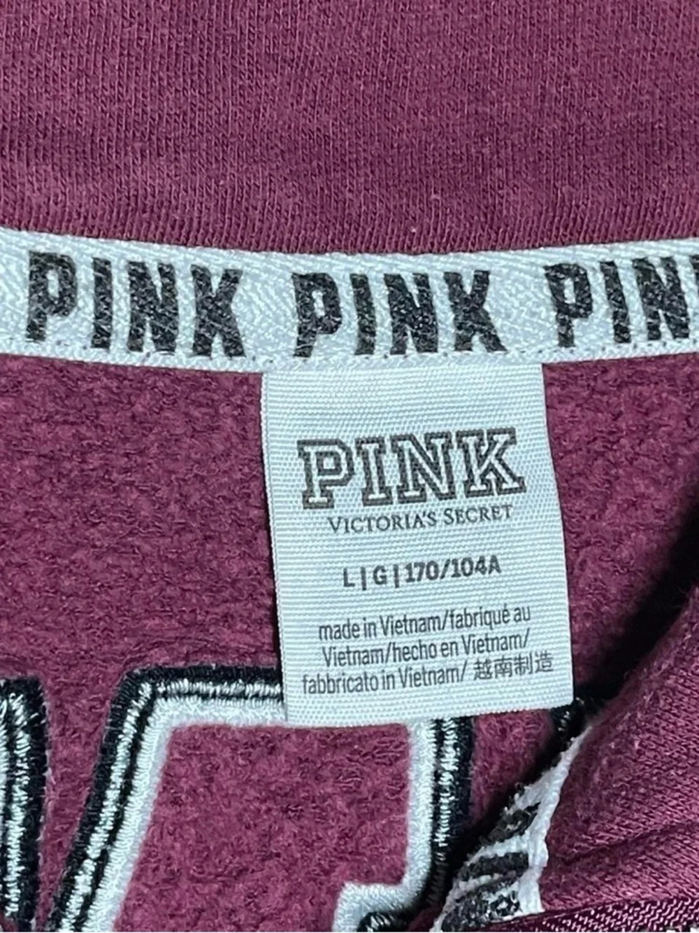 Victorias Secret pink quarter